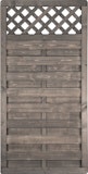 T&J BARTEK Lamellenzaun grau lasiert 90 x 180 cm T&J BARTEK Lamellenzaun grau lasiert 90 x 180 cmZubehörbild
