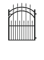 Alberts® Einzeltor Bordeaux
