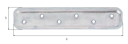 Vorschaubild Alberts® Flachverbinder geprägt 180x40x2 mm