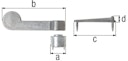 Vorschaubild Alberts® Vorreiber 60 mm  2St