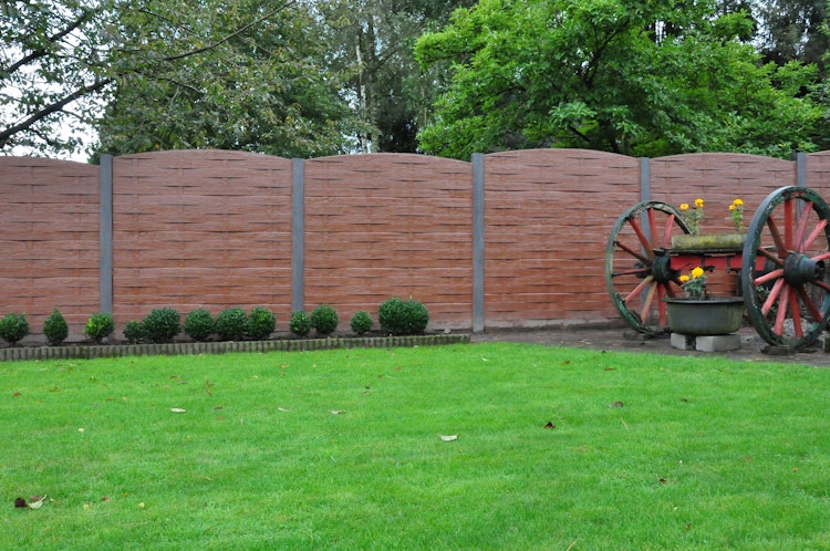 ORIGI WALLS™ Beton Sichtschutz Bogen FLECHT 395/495 x 2000 mm 
