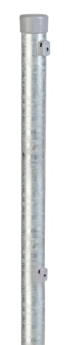 Alberts® Zaunpfosten,feuerverzinkt,Pfostenst. ⌀42mm,Länge 1150mm,Geflechthöhe 800mm 614966