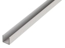 Vorschaubild Alberts® BA-Profil, U-Form, Alu, versch. Größen-1 m-8 x 8 mm-1 mm