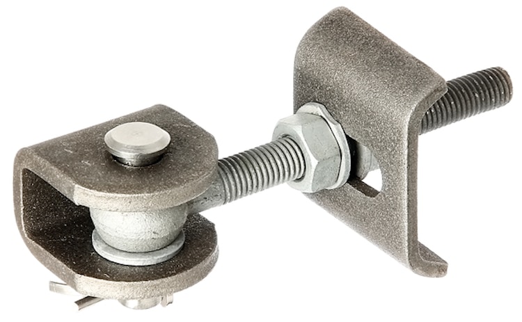 Alberts® Torband f.180° Öffnung,Schrauben,etc.fvz.,Bolzen und Splint VA,z.Anschweißen,M12
