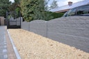 Vorschaubild ORIGI WALLS™ Beton Sichtschutz Bogen LINEA 395/495 x 2000 mm 
