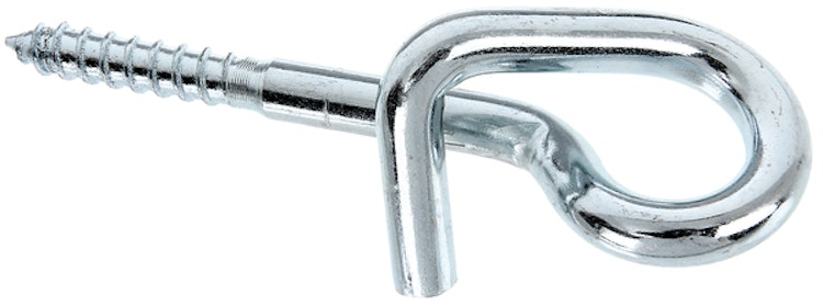 Alberts® Schaukelhaken mit Holzschraube galv. blau verzinkt zum Einschrauben L 160 mm 