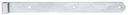 Vorschaubild Alberts® Ladenband, gerade, Abschluss abgerundet, galvanisch verzinkt dickschichtpassiviert, LxB 500x45 mm, Rolle ⌀16 mm 314156