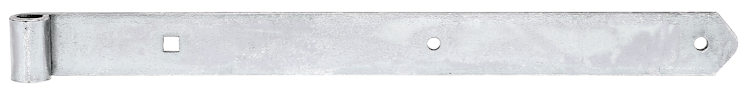 Alberts® Ladenband, gerade, Abschluss abgerundet, galvanisch verzinkt dickschichtpassiviert, LxB 500x45 mm, Rolle ⌀16 mm 314156