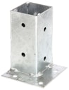 Vorschaubild Alberts® Aufschraubhülse für Ecken 150mm für verschiedene Pfostenstärken