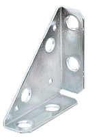 Alberts® Eckplatte, sendzimirverzinkt, Schenkellängen 50 mm, Breite 70 mm 337254