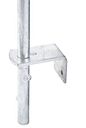 Vorschaubild Alberts® Bodenschieber feuerverzinkt Gesamthöhe 400 mm Abstand Bolzen - Tor 40 mm 