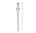 Vorschaubild Alberts® Blindniet mit Krempe Alu Länge 10 mm