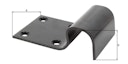 Vorschaubild Alberts® Auflaufstütze KTL schwarz zum Aufschrauben HxB 50x90 mm 