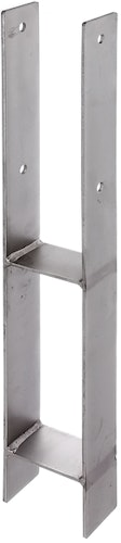 Alberts® H-Pfostenträger Edelstahl 91x600/4