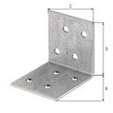Vorschaubild Winkelverbinder verz. 40x40x40x2,0 mm GP (25 St.)