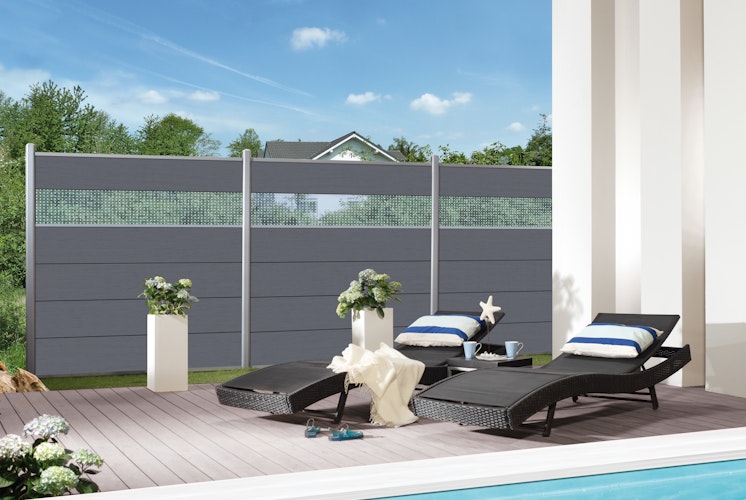 Traumgarten SYSTEM Dekorprofil Theta Glas