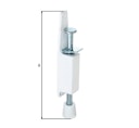 Vorschaubild Alberts® Türfeststeller für Zimmertüren weiß lackiert Höhe 180 mm Karte à 1 St. 