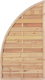T&J MAXI BOGEN Lamellenzaun Abschluß 90 x 160 cm T&J MAXI BOGEN Lamellenzaun Abschluß 90 x 160 cmZubehörbild