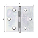 Vorschaubild Alberts® Scharnier  51 x 51,2 mm