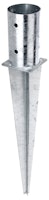 Alberts® Rundpfosten-Einschlaghülse 600mm für verschiedene Pfostenstärken
