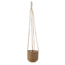 Vorschaubild Wikholm form Design Hängetopf aus Jute in natur 17 x 17 cm