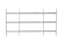 Vorschaubild Alberts® Fenstergitter Secorino Basic,ausziehbar,galv.blau verzinkt,HxB-B 450x700-1050mm 