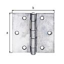 Vorschaubild Alberts® Scharnier Edelstahl 60x60 mm