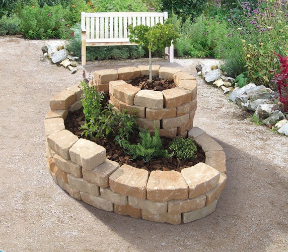 Diephaus Mauerstein FLORO SCHNECKE Bausatz 160 x 140 cm