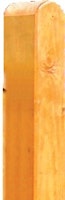 T&J SUNLINE Pfosten Kopf gerundet 9 x 9 x 190 cm