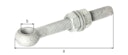 Vorschaubild Alberts® Augenschraube,fvz.,Gew.M16,Abstand Anfang Gewindest.-Mitte Augenschr.130mm,m.Zub 
