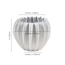 Vorschaubild Wikholm form Design Pflanzgefäß / Blumentopf 2er Set Keramik weiß  ⌀ 15 x H 18 cm;  18 x H 22 cm
