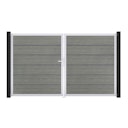 Vorschaubild GroJa BasicLine Premium Doppeltor Rahmen Aluminium EV1 3000 x 1800 mm