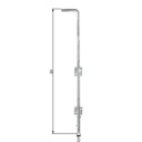 Vorschaubild Alberts® Bodenschieber feuerverzinkt Gesamthöhe 600 mm Abstand Bolzen - Tor 40 mm 