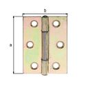 Vorschaubild Alberts® Scharnier  51x37 mm