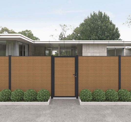 NewTechWood Castello WPC Einzeltor 1000 x 1800 mm