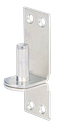 Vorschaubild Alberts® Kloben auf Platte, galvanisch verzinkt dickschichtpassiviert.,Dorn ⌀10 mm,Abstand 10 mm,Platte HxB90x30 mm 311155