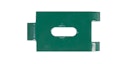 Vorschaubild Alberts® Befestigungslasche für Doppelstab-Gittermatten, feuerverzinkt, grün RAL 6005 673406