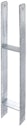 Vorschaubild Alberts® H-Pfostenträger 300x60x6mm Gesamtlänge 800mm für verschiedene Pfostenstärken