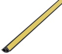 Vorschaubild Alberts® Abschlussleiste,sk.2-tlg.m.Gummilippe,PVC m.ALU-Einl,VA-geb.,LxBxH 2600x15x15mm 433734