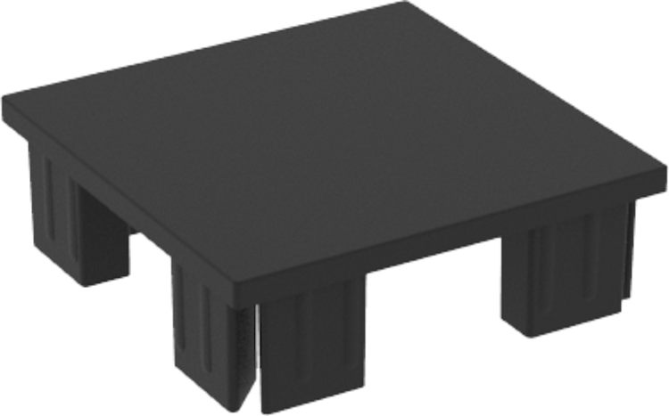 Fiberdeck Pfostenkappe PVC für Torpfosten 90 x 90 mm