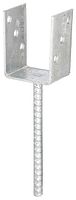 Alberts® U-Pfostenträger 104x60x4mm Betonanker Riffelstahl für verschiedene Pfostenstärken