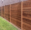 Vorschaubild aMbooo Zaunsystem Deluxe Bambus NATURE Grundbausatz mit  12 x Füllbrettern, zwei Anfangspfosten (Bambus) mit Zierdeckeln aus Edelstahl und Abschlussbrett