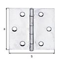 Vorschaubild Alberts® Scharnier Edelstahl 51x51 mm