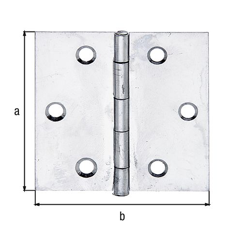 Alberts® Scharnier Edelstahl 51x51 mm