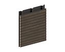 Vorschaubild OSMO Fassade Rautenprofil BLACK STRIPE Nordische Fichte hobelfallend riffelgesägt Patina 905 - 21 x 96 mm VE 4 Stk.