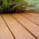 Vorschaubild OSMO Terrassendiele Bangkirai genutet/geriffelt Premium, KD- 25x145mm