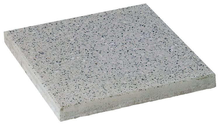 Diephaus Terrassenplatte OPTIMA ARMIERT Granit-Grau 40 x 40 x 4 cm