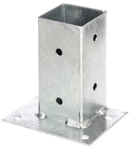 Alberts® Aufschraubhülse für Geraden 150mm für verschiedene Pfostenstärken