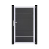 GroJa BasicLine Premium Einzeltor Rahmen Aluminium EV1 1000 x 1800 mm GroJa BasicLine Premium Einzeltor Rahmen Aluminium EV1 1000 x 1800 mmZubehörbild