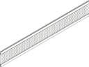 Vorschaubild OSMO ALU Dekor Quadrat 19x277, 184cm Alu Anthrazit